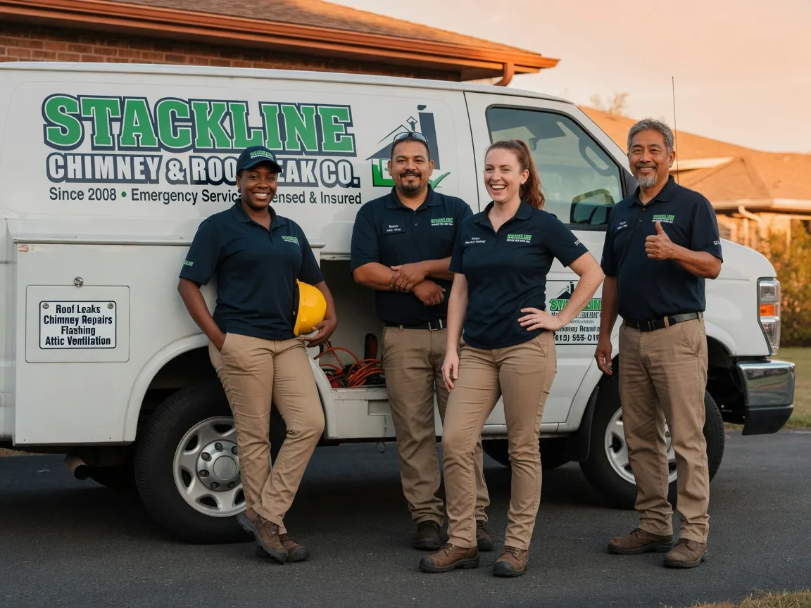 Chimney flashing repair company in Hansville, WA